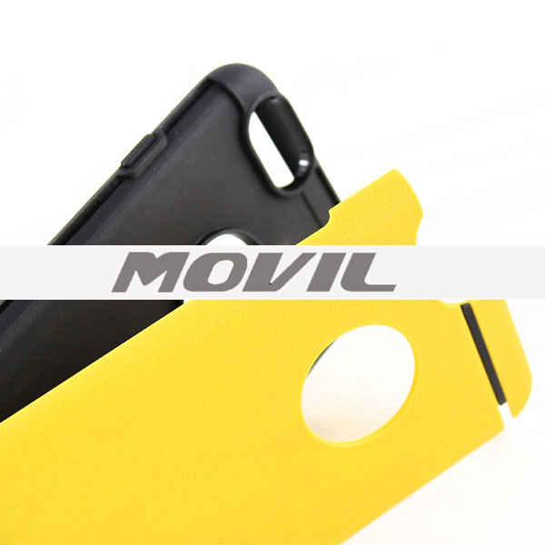 NP-2437 2 en 1 tpu    pc funda  para Apple iPhone 6-10